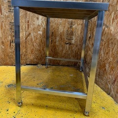 a(6662) ステンレス作業台 三方枠仕様 厨房 調理台 飲食店 作業台 直接お引き取り歓迎 大阪 W1000D600H800