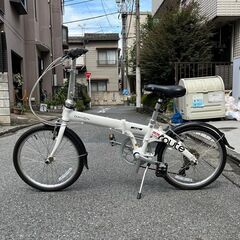 折りたたみ自転車 DAHON route ホワイト 20インチ