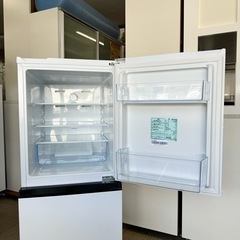 【超美品‼️】ハイセンス 2023年製 135Lノンフロン冷凍冷蔵庫 2段冷凍室 自動霜取り エディオンモデル ホワイト♪