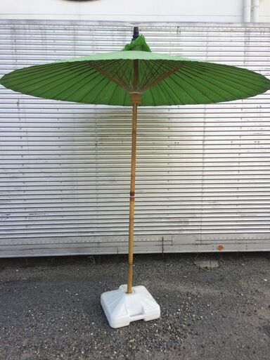 ☆425☆野点傘　お茶会　野立傘　和傘　茶屋　茶席　茶道具　竹　特大　傘　大傘　和風　収納袋