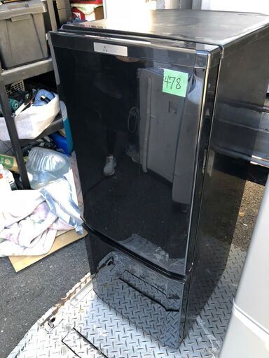 北九州市内配送設置無料✨478 MR-P15A-B 冷蔵庫 サファイアブラック [146L
