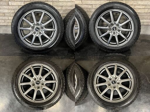 202491510【札幌】215/50R17スタッドレス 冬タイヤ ミシュラン 社外17 