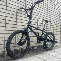 【6万で購入】BMX 黒 20インチ 高級本格的 極太タイヤ フ...