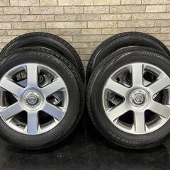 202491514【札幌】215/60R17スタッドレス　冬タイヤ　日産純正17アルミ　エルグランド
