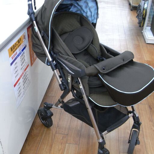 ピジョン A型ベビーカー プレミージュ ショコラミント 【モノ市場東浦店】47