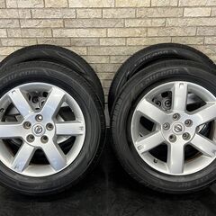 202491518【札幌】215/60R17夏タイヤ　日産純正17アルミ　エクストレイル
