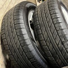 202491518【札幌】215/60R17夏タイヤ　日産純正17アルミ　エクストレイル