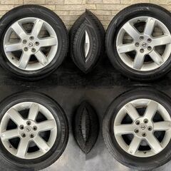 202491518【札幌】215/60R17夏タイヤ　日産純正17アルミ　エクストレイル