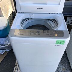 NO 487 ?北九州市内配送設置無料✨? パナソニック 6.0kg 全自動