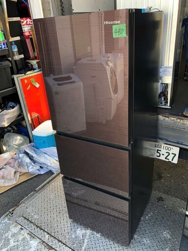 北九州市配送設置無料✨　冷蔵庫 ダークブラウン HR-G2801-BR [282L /3ドア /右開きタイプ] [冷凍室 68L]