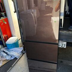 北九州市配送設置無料✨🌈　冷蔵庫 ダークブラウン HR-G2801-BR [282L /3ドア /右開きタイプ] [冷凍室 68L]