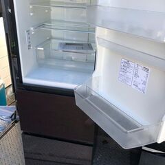 北九州市配送設置無料✨🌈　冷蔵庫 ダークブラウン HR-G2801-BR [282L /3ドア /右開きタイプ] [冷凍室 68L]