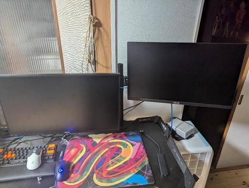 ゲーミングモニター 2つ（280hz,165hz）