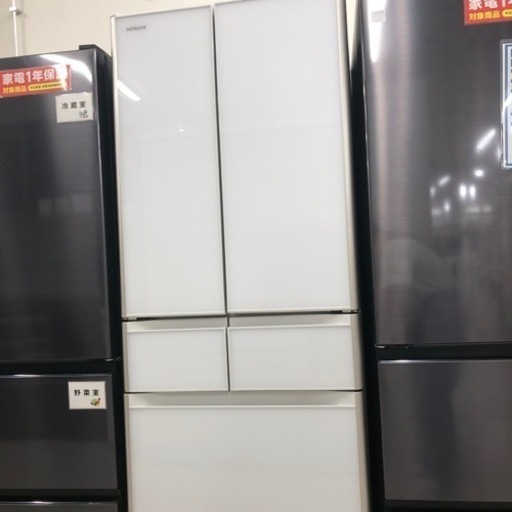 安心の6ヶ月保証付き！HITACHI６ドア冷蔵庫2019年製430L【トレファク堺福田店】