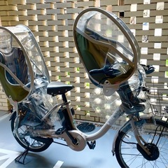 美品　自転車レインカバー　前乗せ用　