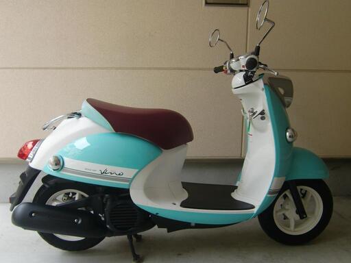 低走行3058km Yamaha SA59J VinoDX 水色 スクーター