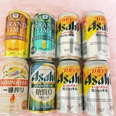 ビール、発泡酒8本