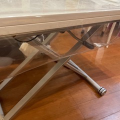 ディノス　高さ調整　サイズ調整出来るテーブル　