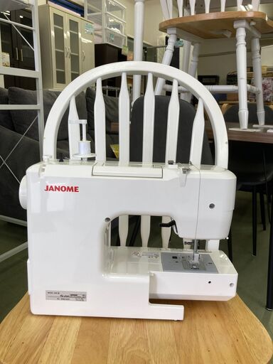 【リサイクルショップ　ピカソ　小松原】 ジャノメ JANOME 電動ミシン 両手が使えるフットコントローラータイプ JN508DX★3822★