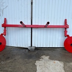 ヤンマー　デプスビーム トラクター　ロータリー　尾輪 左右セット 車輪直径/約400mm アタッチメント 作業機 程度良好