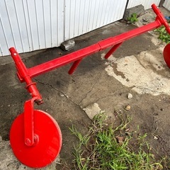 ヤンマー　デプスビーム トラクター　ロータリー　尾輪 左右セット 車輪直径/約400mm アタッチメント 作業機 程度良好