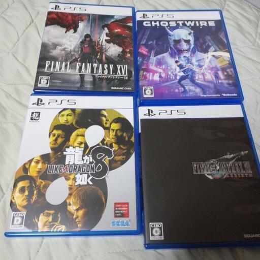 プレステ５本体とカセットセット