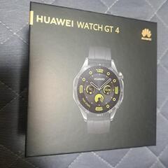 購入者決定しました　中古美品購入1ヶ月以内HUAWEI WATCH GT 4 46mm [ブラック]スマートウォッチゴルフファーウェイ