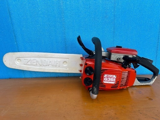 ZENOAH G361 チェンソー 2スト 切断機 伐採 山師 ゼノア チェーンソー　簡易始動動画あり