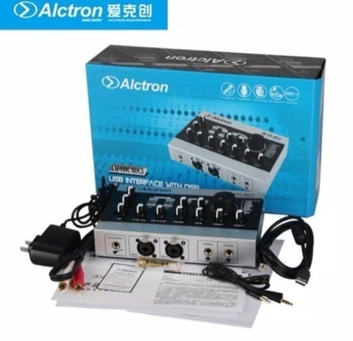 Alctron U16K MK3 オーディオ レコーダー インターフェイス