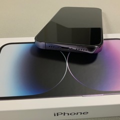 【売約済】美品 iPhone14 Pro(256GB) ディープパープル 