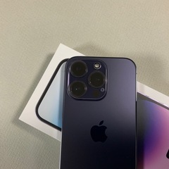 売約済】美品 iPhone14 Pro(256GB) ディープパープル