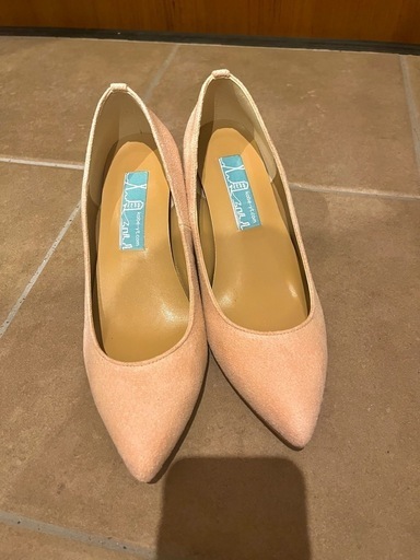 神戸洋靴店　21.5㎝　パンプス　チャンキーヒール