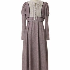 Herlipto Orangerie Dot Long Dress