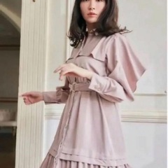 Herlipto Belted Ruffle Twill Shirt Dress