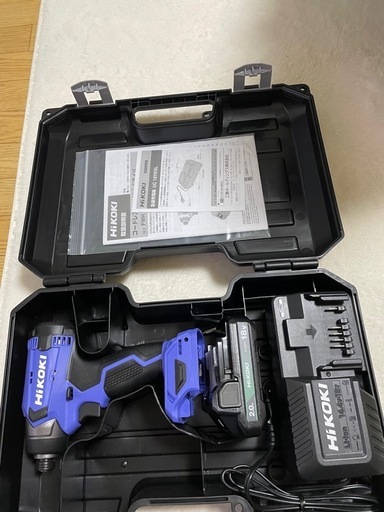 購入者様、決まりました。２０日、取引限定！HiKOKI 充電式コードレスインパクトドライバ　１８V