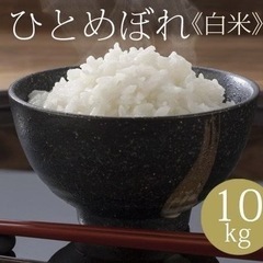 ひとめぼれ　新米  白米10kg