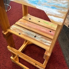 オールドチーク ハイスツール スツール オープンラック ラック 収納