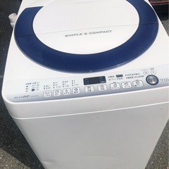  NO 251 🌈福岡市内配送設置無料✨🌈 ES-G7E2-KB(ブルー) 全自動洗濯機 洗濯7kg