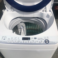  NO 251 🌈福岡市内配送設置無料✨🌈 ES-G7E2-KB(ブルー) 全自動洗濯機 洗濯7kg