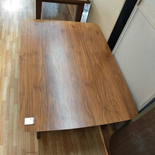 こたつ　棚付きテーブルクルト