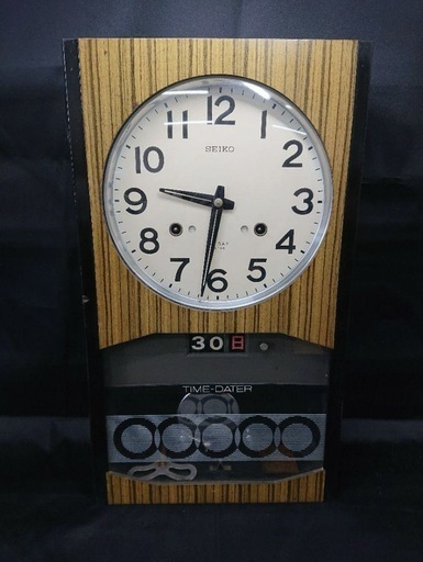 （M：No.360） セイコー SEIKO 1ヶ月巻掛時計 4PC 754 昭和レトロ