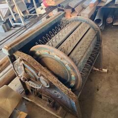 足踏み脱穀機　レトロ