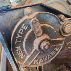 足踏み脱穀機　レトロ