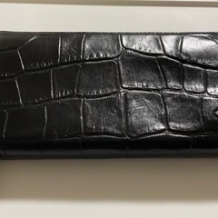 ヴィヴィアン本革長財布ネイビー