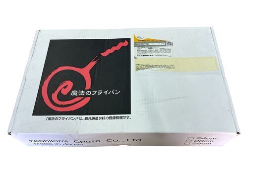 魔法のフライパン 錦見鋳造 26cm 新品 未使用 箱付き