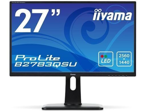 iiyama 27インチモニター 27型WQHD ProLite B2783QSU