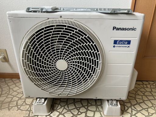 パナソニック　Panasonic　冷房暖房兼用ルームエアコン　エアコン　CS-EX220D　2020年製　CU-EX220D　室外機セット　６畳用　240918+04