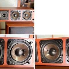 【GO-195】DENON デノン スピーカー SC-V505C SC-T555SA DSW-707