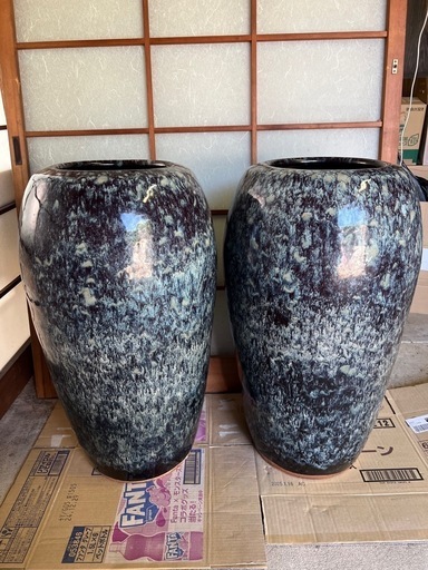 【GO-196】花瓶 大型 フラワースタンド 陶器
