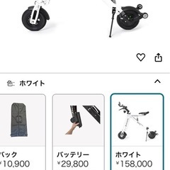 【希少】Aioon 折り畳み式電動バイク（希少BLACK）